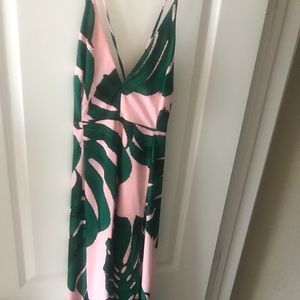 Floral print hi-low dress